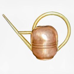 Antique Copper And Brass Watering Can by Chase