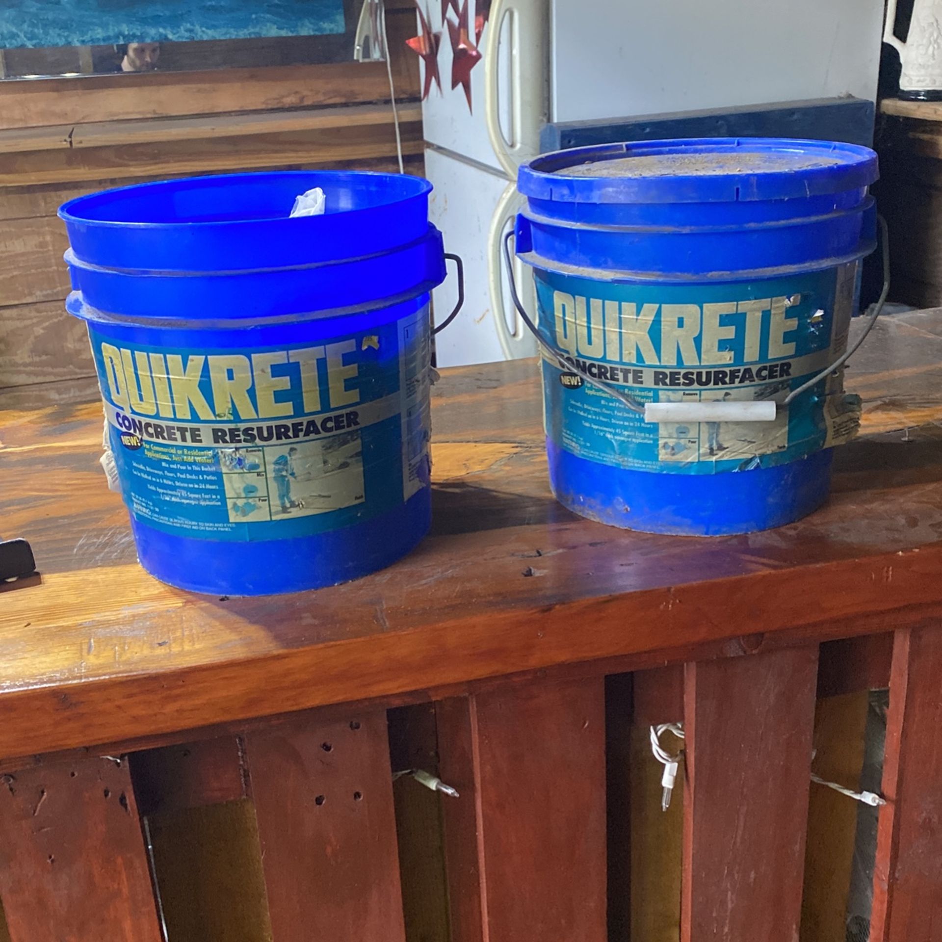 2 20lb Quikrete Concrete Resurfacer 