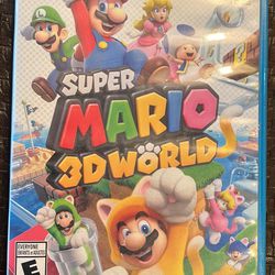 Super Mario 3D World (Nintendo Wii U, 2013) CIB Complete Tested
