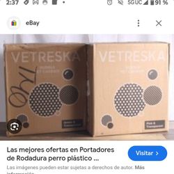 Vetreska Bubble Pet Carrier Pink & Transparente