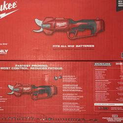 Milwaukee M12 Brushless Pruning Shears. Tool Only. Model #2534-20
