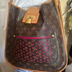 Louis Vuitton Perforated Musette Fuchsia