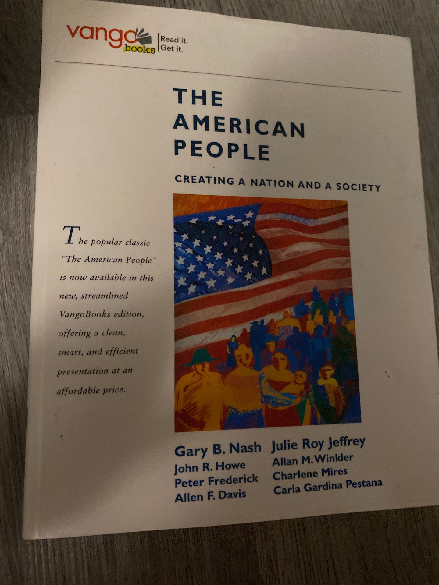 The American People: Creating a Nation and a Society Vanga Books Nash