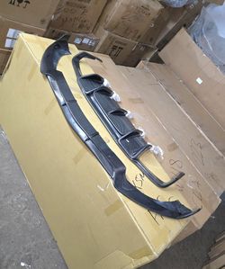 Front Lip Diffuser set For Mercedes Benz CLS 63 AMG W(contact info removed)-2018 Real Dry Carbon Fiber 