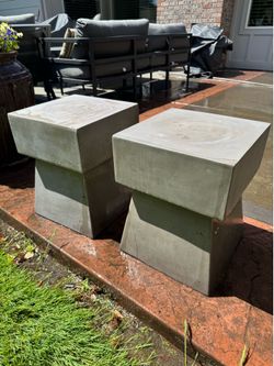 Stone Side Tables $25 each