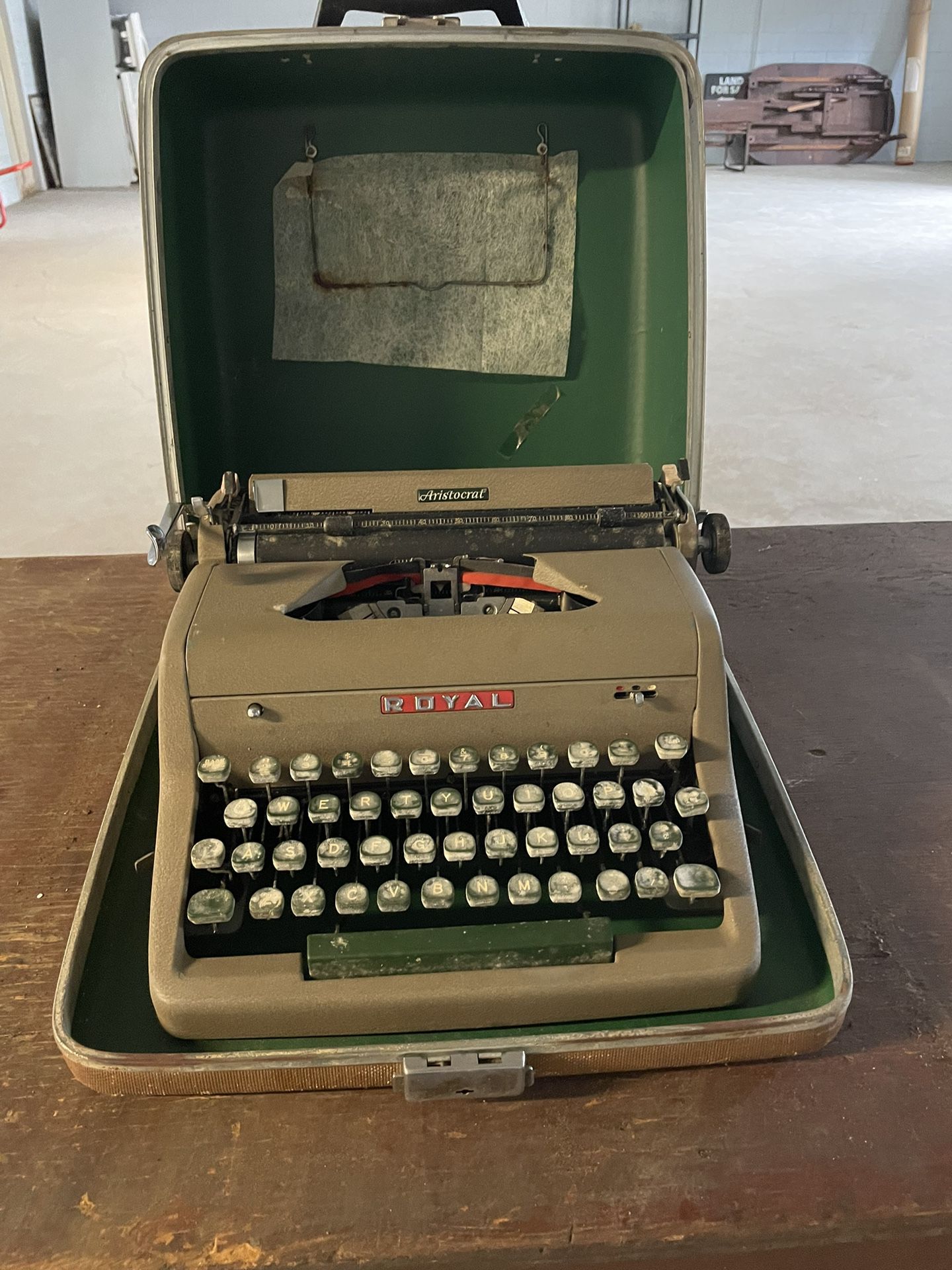 Vintage Royal Aristocrat Typewriter