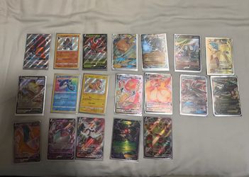 Assortment pokémon cards, not graded or amazing quality
