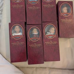 Set Of 7 American Girl Mini Dolls