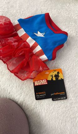 X- small NEW Marvel WW Wonder Woman dog/puppy Costume