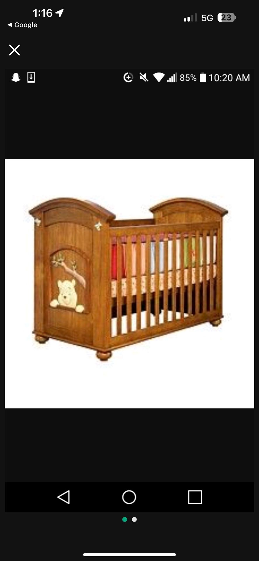 Delta Winnie The Pooh Crib