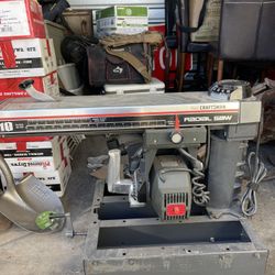 sears craftsman radial saw 10