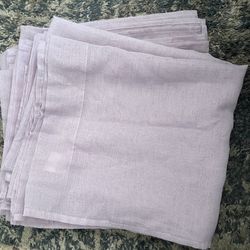 5 Sheer Lavender Curtain Panels 54 X 64