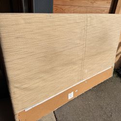 Fabric Wrapped Woven Headboard