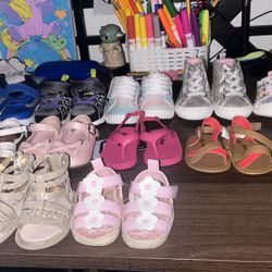 Baby girl Shoe Lot