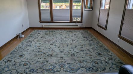 Large Persian  Kashan Rug - Hand Knotted - 11 x 14 ft - Wool