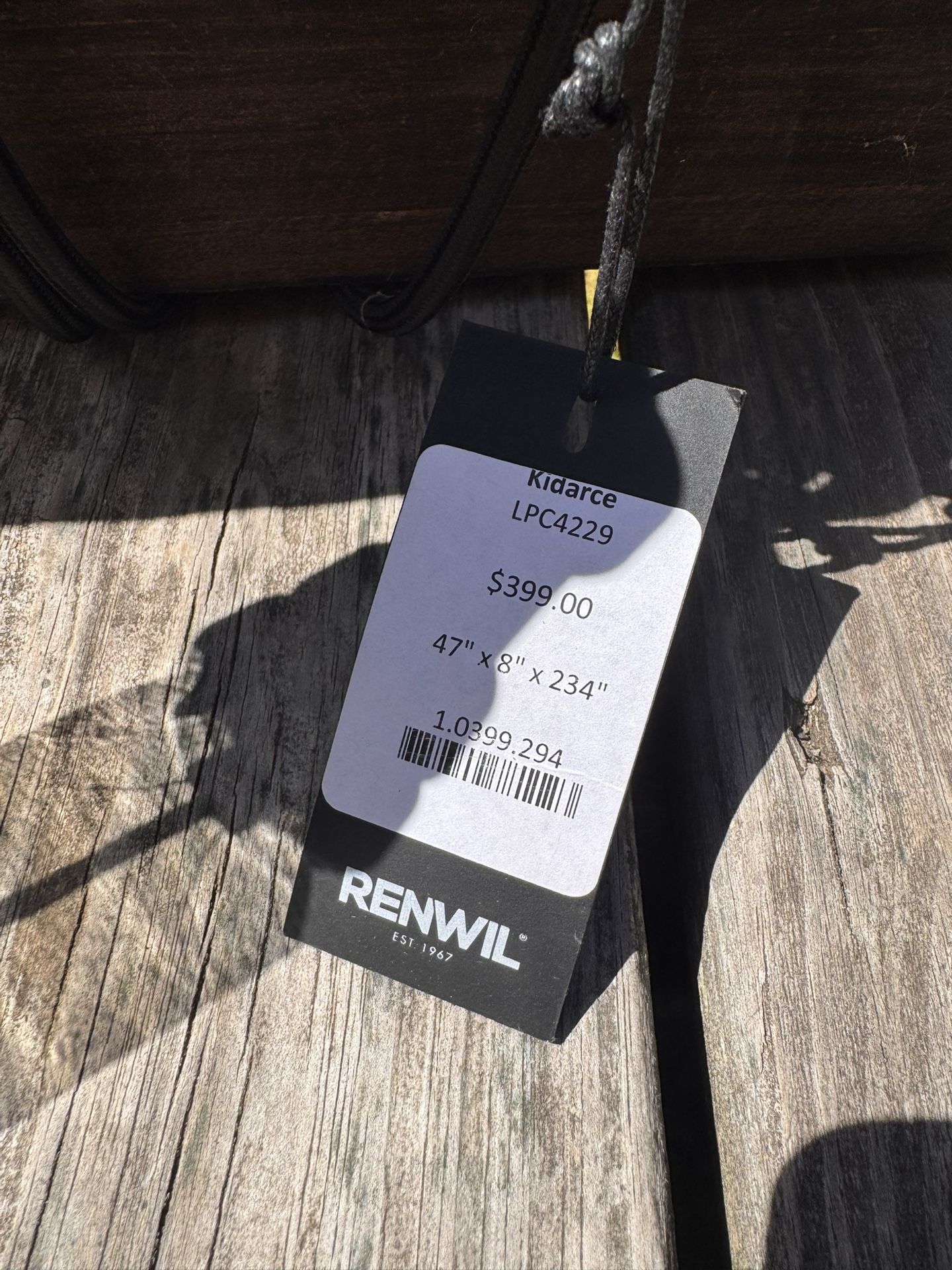 New With Tags Hanging Wood Beam Lights RENWIL