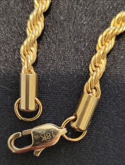 Necklace 18k Plated 27 inch