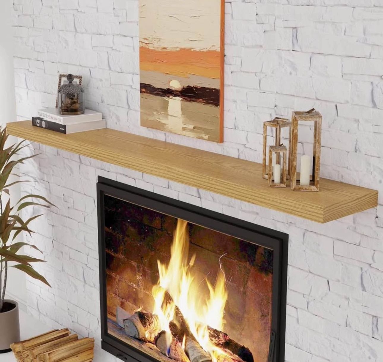 Wood Floating Shelf