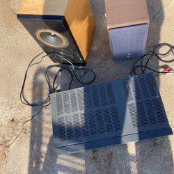 Stereo Amplifier with Speakers