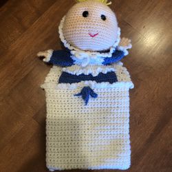 Crochet Handmade Baby Doll Puppet Shipping Available 