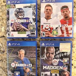 MADDEN PLAYSTATION 4 Games
