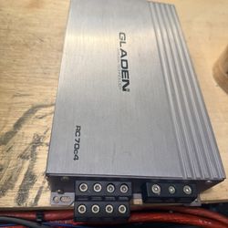 German Designed Gladen SQ 4 Channel Amp 