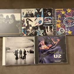 U2 lot of 5 CDs