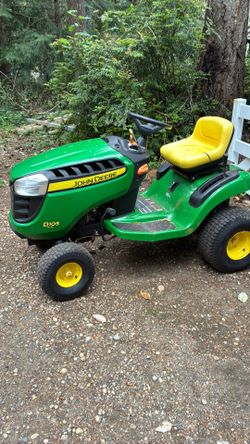 John deer riding mower D105 auto