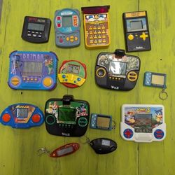 Vintage Tiger/Hasbro LCD electronic Game Collection 
