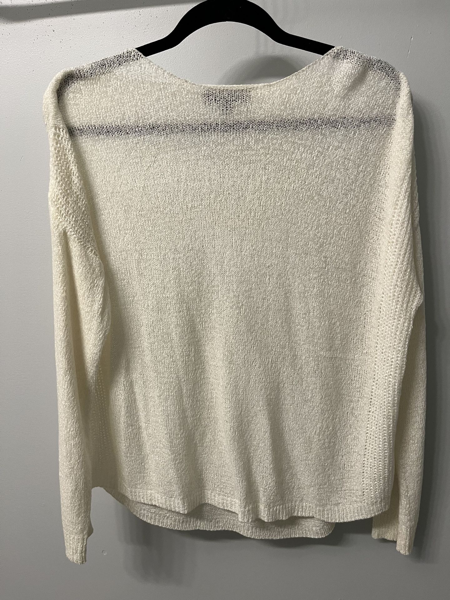 Lulus Cream Oversized Sweater SMALL