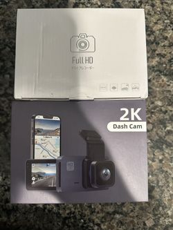 2K Dash Cam WiFi, Front and Rear Dash Camera for Cars Night Vision WDR Dashcam with 3 Inches, 170° Wide Angle, GPS Included, HD Screen Loop Recording,