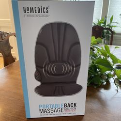 Homedics Portable Back Massage With Heat NEW