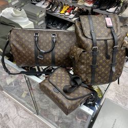 Louis Vuitton Brown Monogram Set
