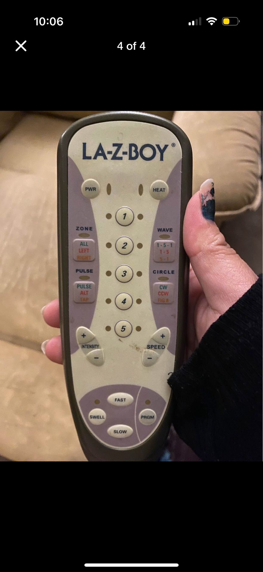 Recliner Lazy boy Massager