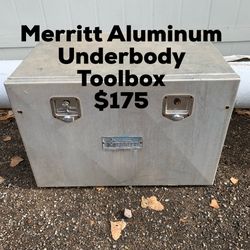 Merritt Aluminum  Underbody Toolbox $175- Corrales