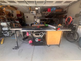 SawStop PCS Cabinet Saw + Router Table + Mobile Base