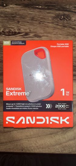 SanDisk Extreme 1TB Portable SSD