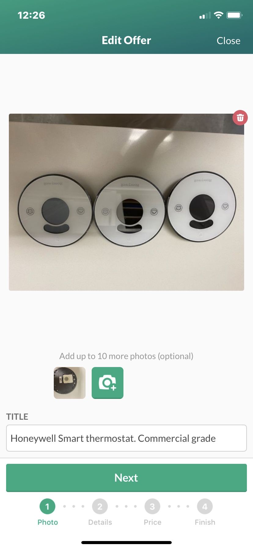 Honeywell Smart Thermostat