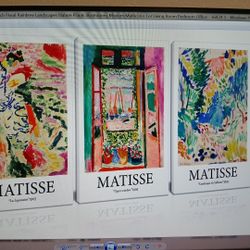 3 Henri Matisse Wall Art Abstract Canvas Print Set 16x24 