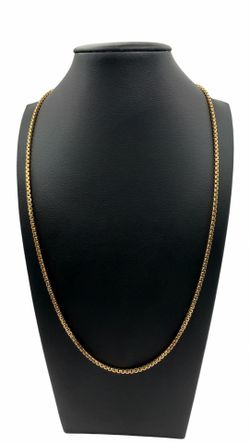 Cadena Box 14K Oro Sólido 20” 2mm – Italiana | Real Gold