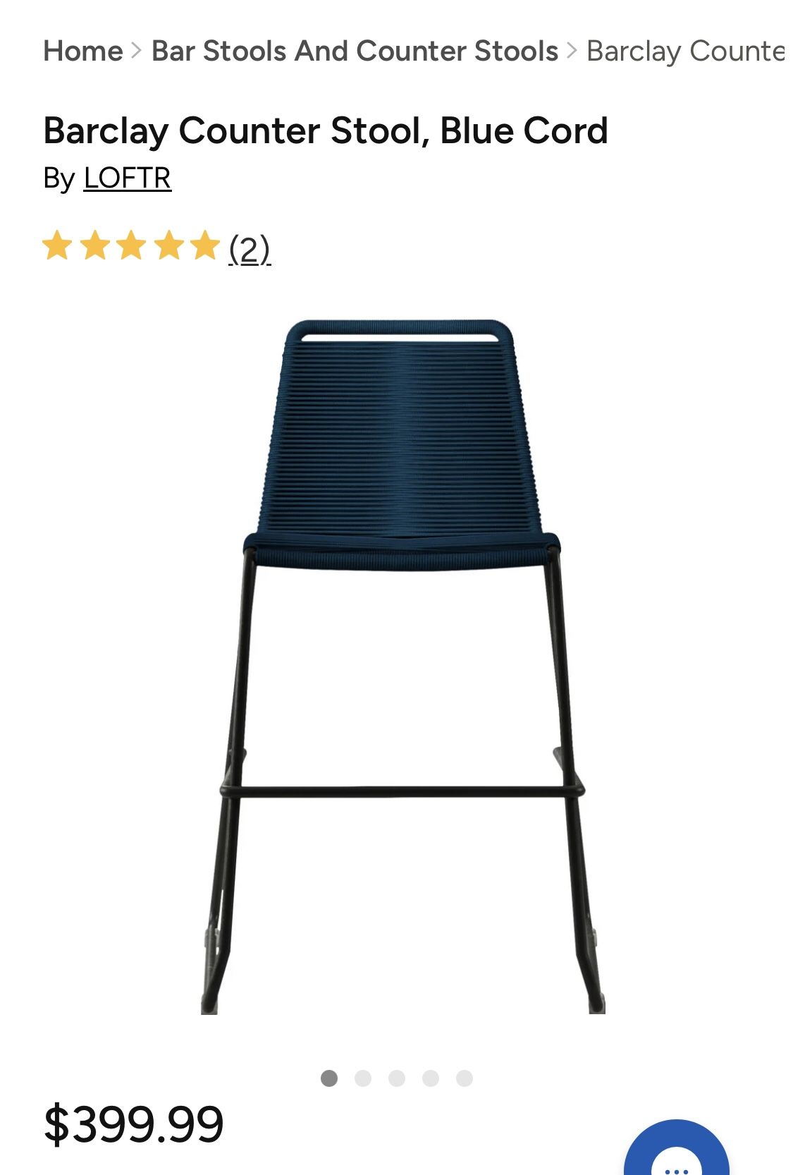 2 Modloft Stools