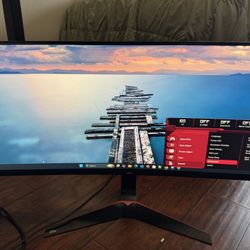 LG 34UC89G-B 34 Inch 21:9 UltraGear™ Full HD IPS Curved LED Gaming Monitor with G-SYNC™