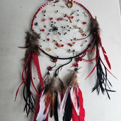 Decorative handmade dream catcher