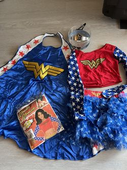 Wonder Woman Costume & Super Man Cape