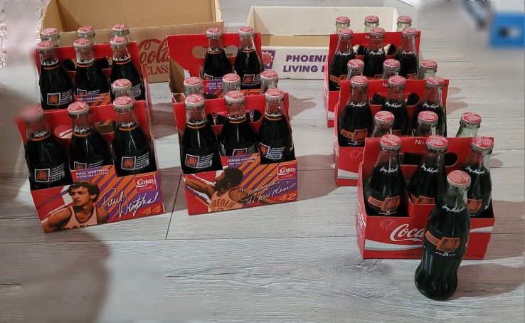 Phoenix Sun's Living Legends Coca Cola Bottles