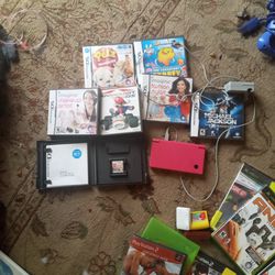 Nintendo DS AND 12 GAMES  Works GREAT!!!