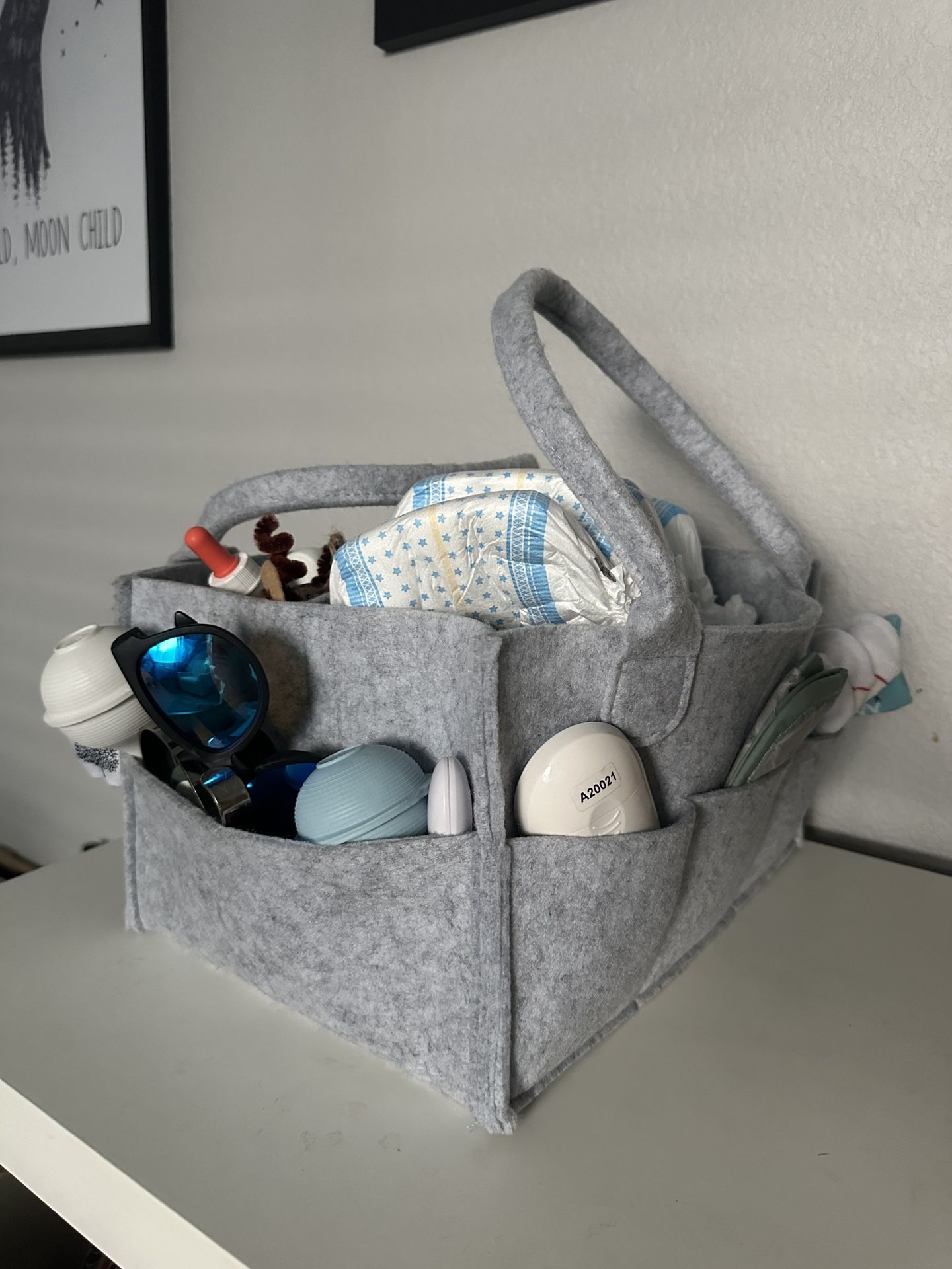 Diaper Caddy With Handles