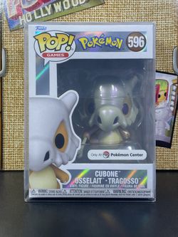 FUNKO POP CUBONE 596 PEARLESCENT POKÉMON CENTER EXCLUSIVE