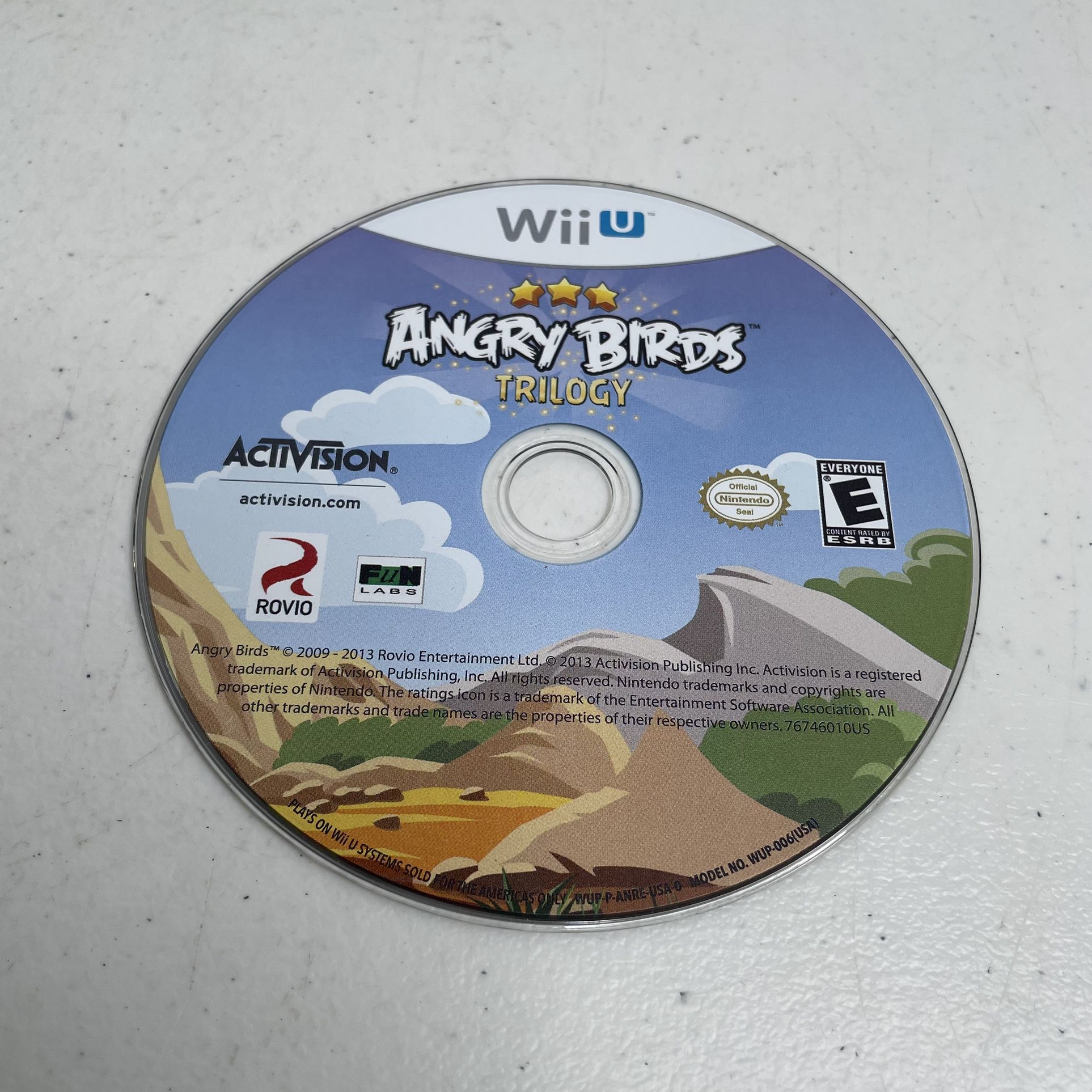 Angry Birds Trilogy Wii U Game