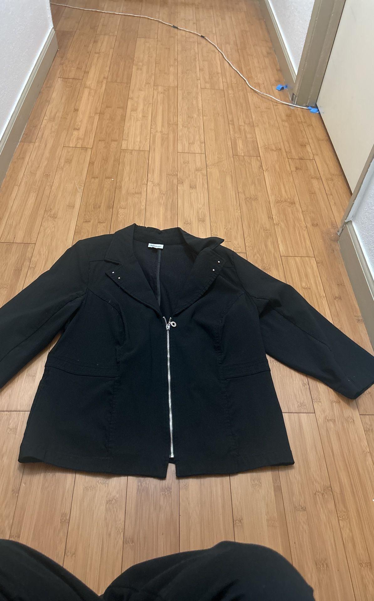 Black Blazer/raincoat Jacket